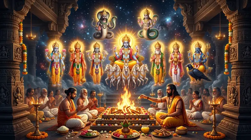 नवग्रह शांति व सर्व ग्रह दोष निवारण महापूजा (Navagraha Shanti & Sarva Graha Dosh Nivaran Puja) नवग्रह शांति व सर्व ग्रह दोष निवारण महापूजा (Navagraha Shanti & Sarva Graha Dosh Nivaran Puja)