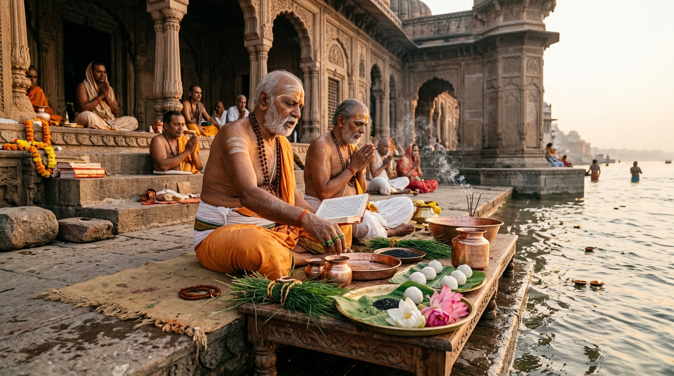 पितृ शांति विशेष एवं सर्व पितृ तर्पण महापूजा (Pitra Shanti Vishesh & Sarva Pitra Tarpan Sacred Puja)