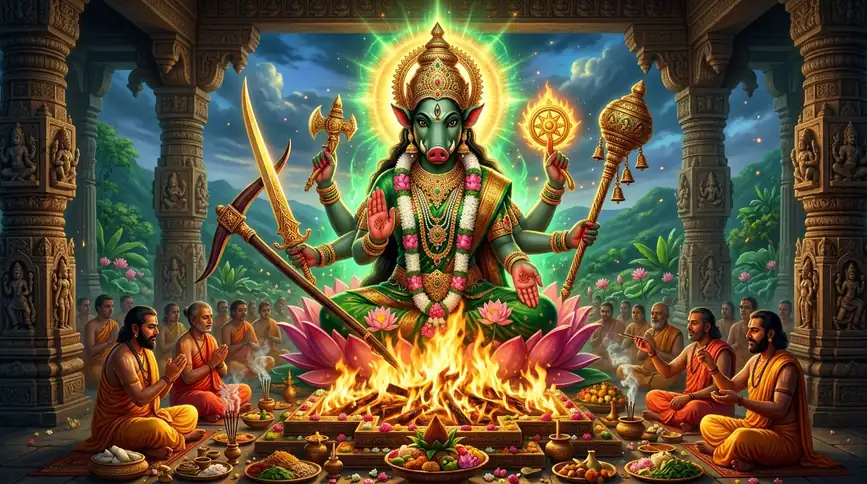 माँ वाराही देवी तंत्रोक्त महायज्ञ एवं भू-संपत्ति विवाद निवारण अनुष्ठान (Maa Varahi Land & Property Dispute Removal Yagya)