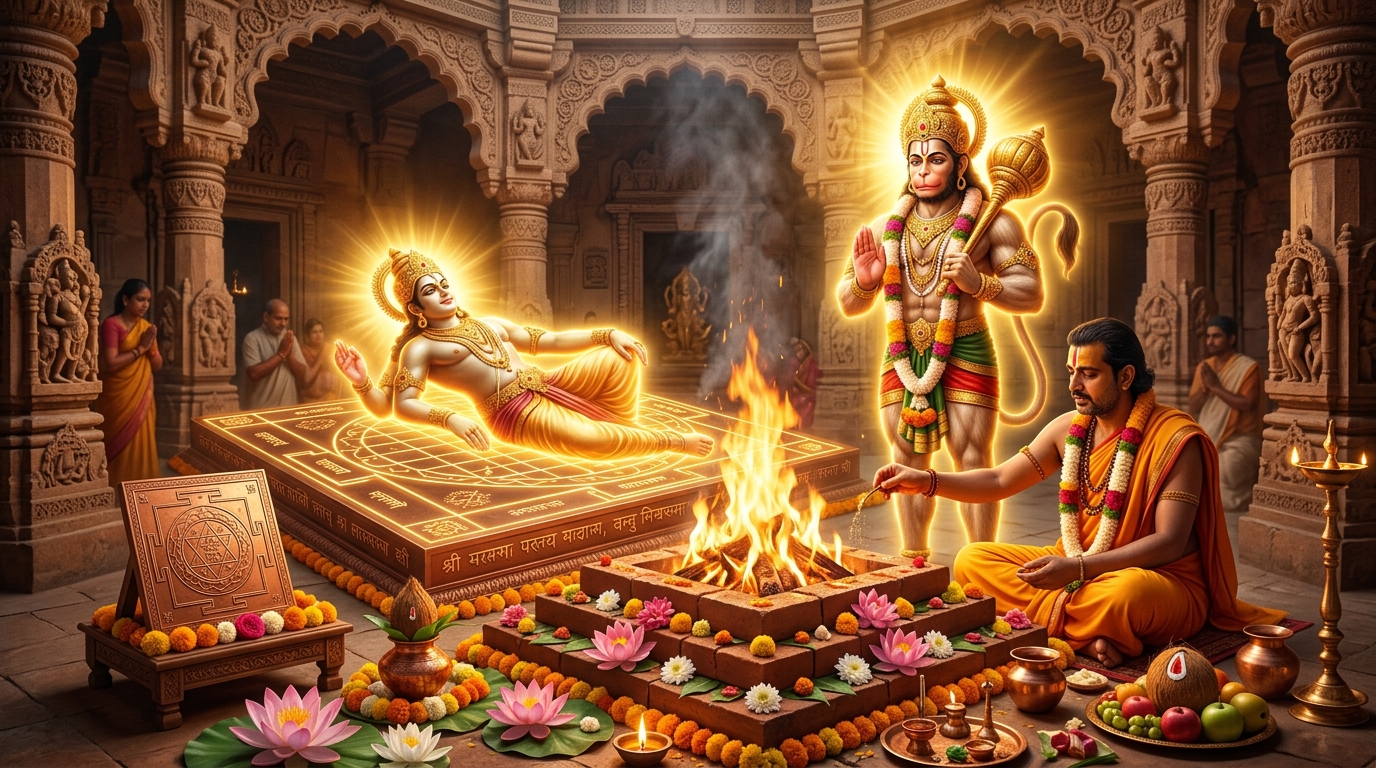 वास्तु दोष निवारण महापूजा एवं वास्तु शांति यज्ञ (Vastu Dosh Nivaran Sacred Puja & Vastu Shanti Yagya) (सामान्य संकल्प)